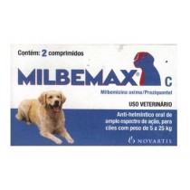 Milbemax Cães 5 a 25 Kg - 2 comp